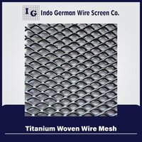 Titanium Woven Wire Mesh - Color: Silver