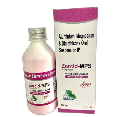 200Ml Aluminium Magnesium And Dimethicone Oral Syrup Ip General Medicines