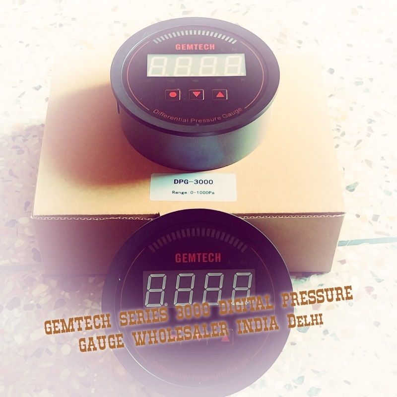 GEMTECH Series 3000 Digital Pressure Gauge Range 0 to 1000 PAC