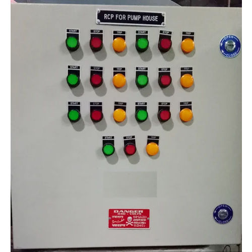 Pump House Control Panel Cover Material: Mild Steel