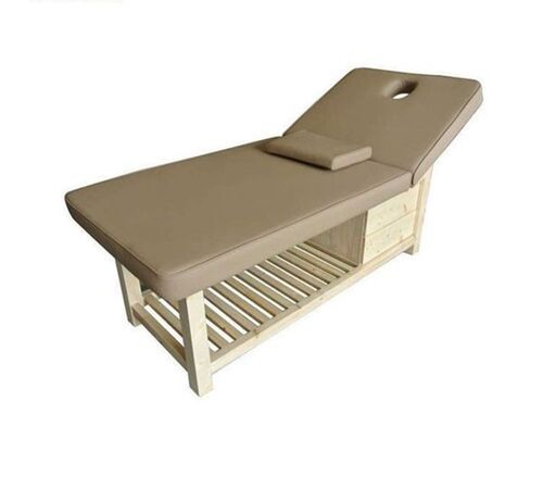 Hair Transplant Bed - Wooden, 78.74" x 27.56" x 28.35" | Luxurious Brown Finish, High Density Foam Padding, 300 lbs Capacity