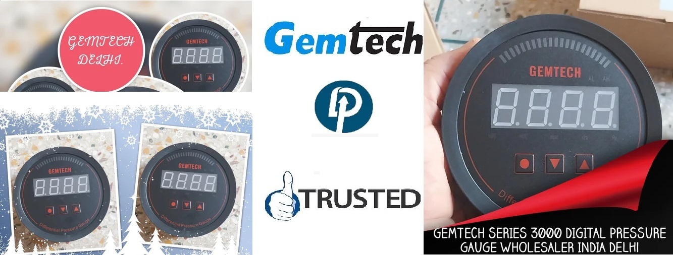 GEMTECH Series 3000 Digital Pressure Gauge Range 0 to 0.125 KPA in Chainpur block Gumla