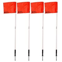 Sas Sports Corner Flag 25 Mm Bottom Spring (set Of 4) - Color: Red