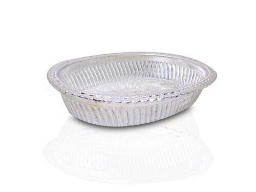 Multipurpose Royal Design Oval Silver Gift Tray - Application: As Per Product Requirement
