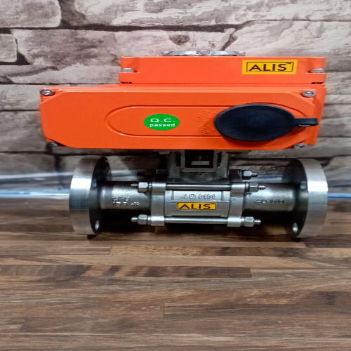 Electrical Actuator Operated Ball Valve Flanged End 150