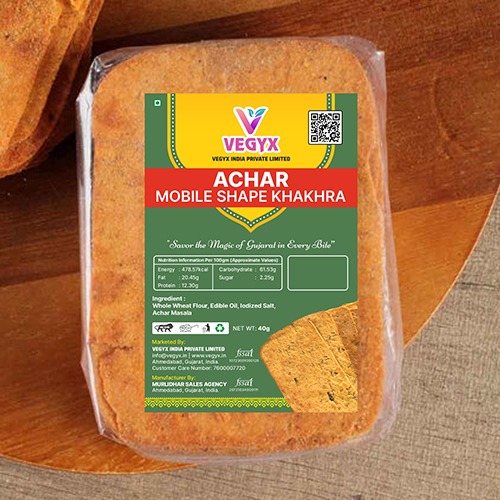 ACHAAR  MOBILE SHAPE KHAKHRA