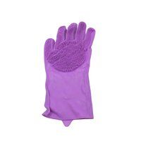 Dishwashing Gloves With Wash Scrubber 0712