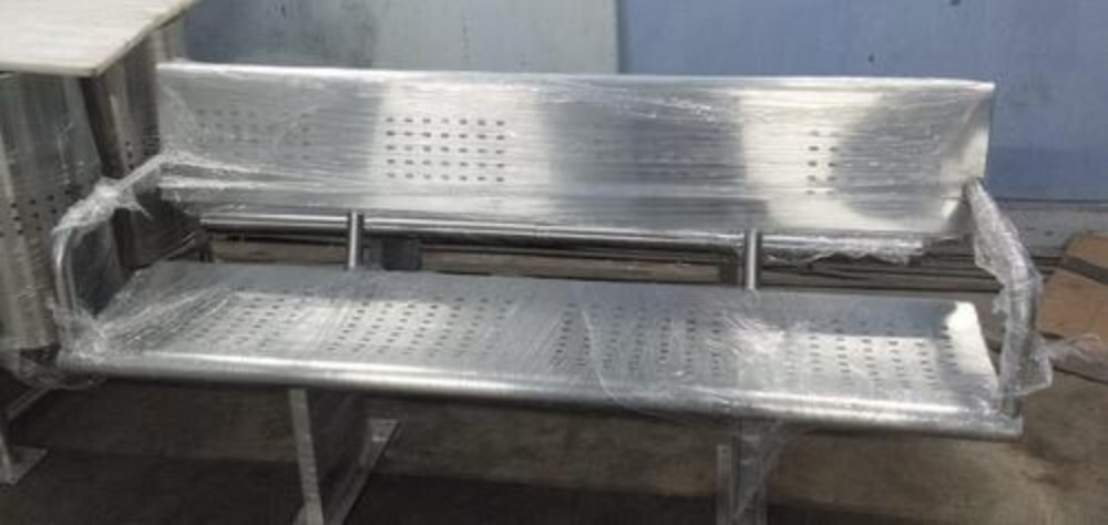 Stainless Steel Bench - Artwork: Handmade