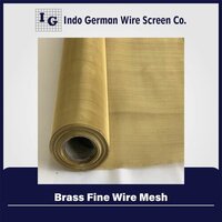 Brass Fine Wire Mesh - Color: Golden