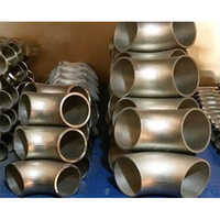 Titanium Alloy Buttweld Pipe Elbow - High-Grade Titanium, Round Section Shape, Silver Color, Galvanized Surface Treatment | Superior Strength, Corrosion Resistance, Warranty Included