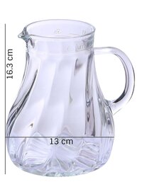 Oberglas Salzburg Imported CarafePitcherWaterJuiceCocktailWhiskeyMilk Glass Jug Set 500ml Set of 2