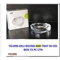 Small Round Glass Ashtrays