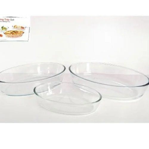 Glass Round Baking Dish Set