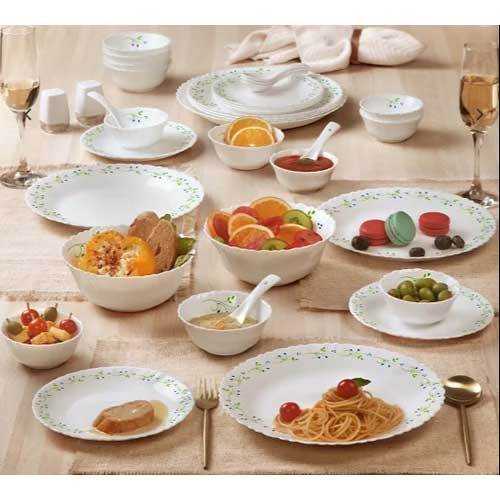 Cello White Dinner Set