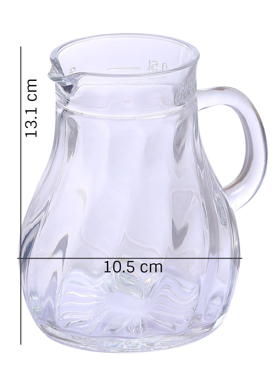 Oberglas Salzburg Imported CarafePitcherWaterJuiceCocktailWhiskeyMilk Glass Jug 1 Litre (1000ml)