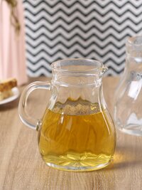 Oberglas Salzburg Imported CarafePitcherJuiceWaterCocktailWhiskeyMilk Glass Jug Set 250ml Set of 2