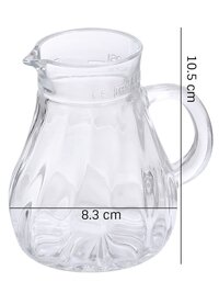 Oberglas Salzburg Imported CarafePitcherJuiceWaterCocktailWhiskeyMilk Glass Jug Set 250ml Set of 2