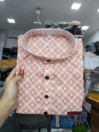 Mens Short Kurta - Chest Size: Medium