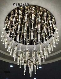 Fancy Light - Glass, Multi Color, Designed Pattern, 4 Kilograms | Decorative Chandeliers & Wall Lights for Stylish Home Interiors