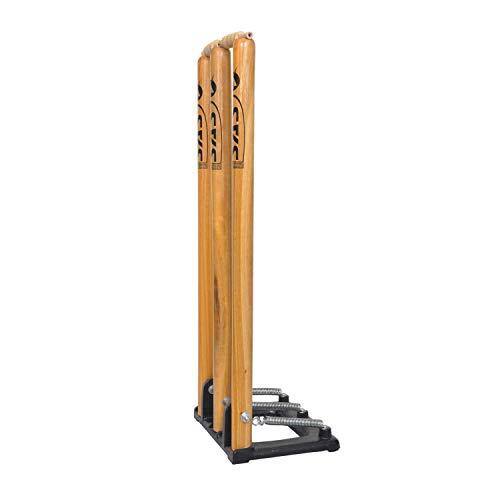 SAS Sports Cricket Wooden Spring back Stump Set