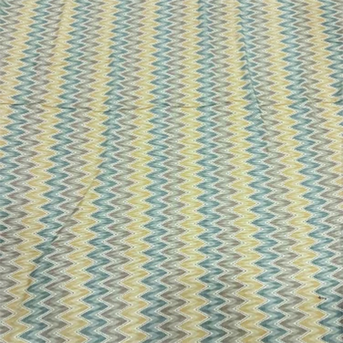 Printed Reyon Fabric zig-zag styal width 58