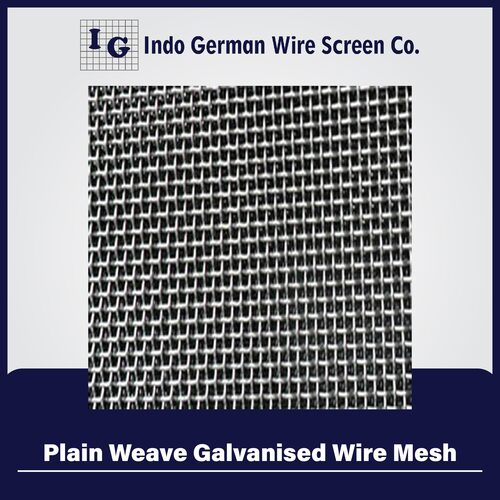 Plain Weave Galvanised Wire Mesh