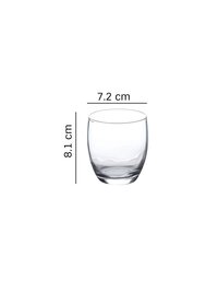 Uniglass Anika Imported DessertWaterJuice Glass Set 250ml Set of 6 Small