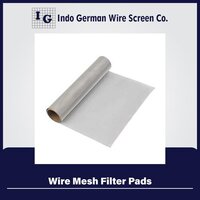 Wire Mesh Filter Pads - Color: Gray