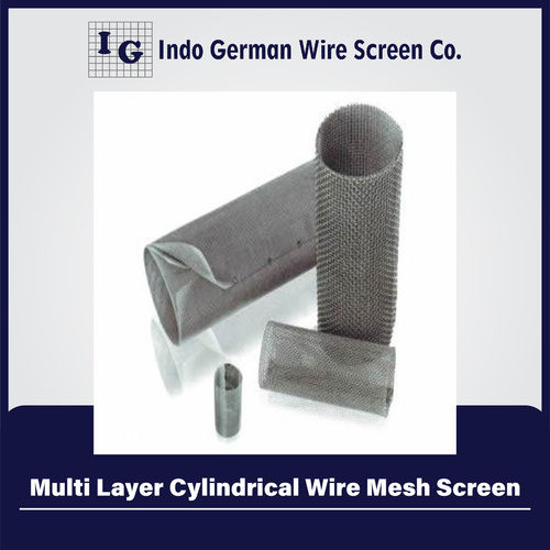 Multi Layer Cylindrical Wire Mesh Screen