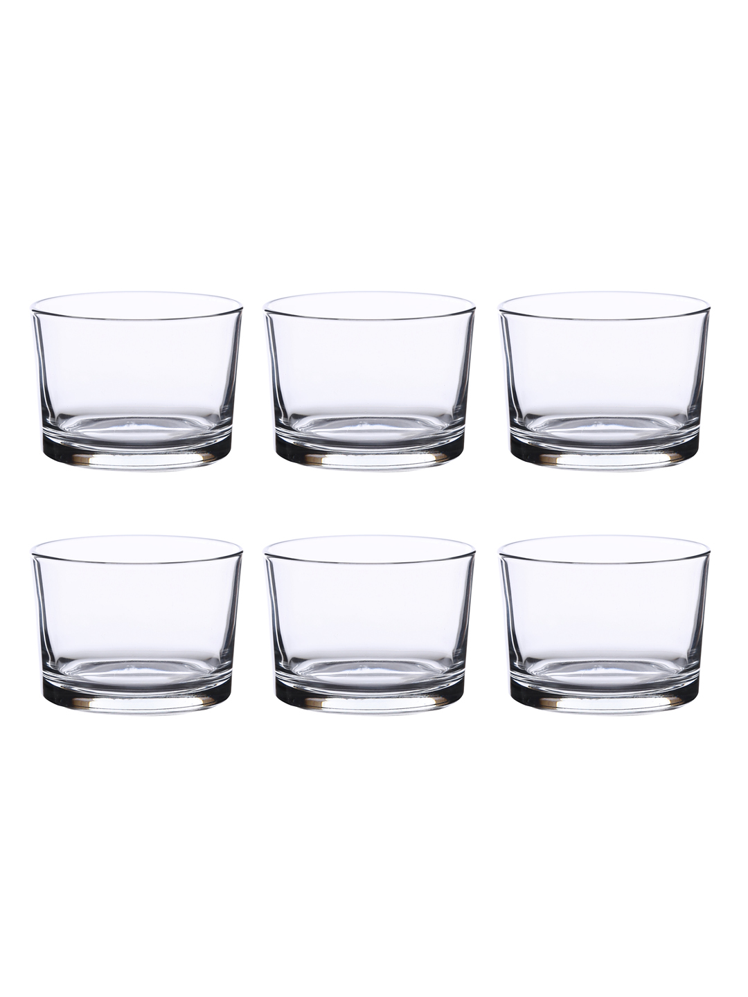 Uniglass Grande Imported Glass DessertPudding BowlsIce Cream Cups Set 200 ml Set of 4 Small