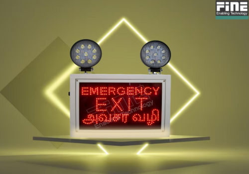 Fine Industrial Emergency Exit Light With LED Sign