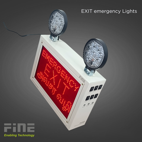Fine Industrial Emergency Exit Light With LED Sign