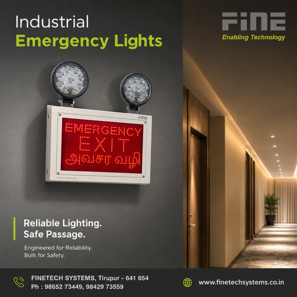 Fine Industrial Emergency Exit Light With LED Sign
