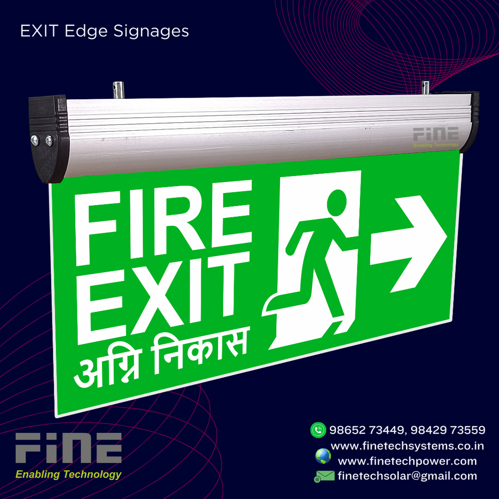 Fine LED Edge Light Edge Lite 4016 Double Face With Battery Backup