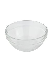 Uniglass Stackable ServingMixing Glass Bowls Set (Transparent 580ml) Set of 3