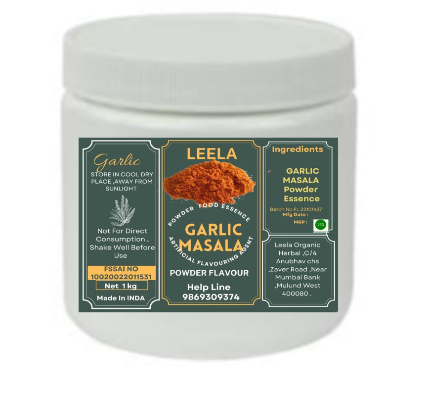 Garlic Masala Powder Food Essence