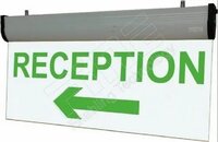 Fine Led Exit Light Edge Lite 4016 With Battery Backup - Application: Indoor