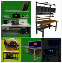 Inspection Work Table Warehouse Work Station Table Packing Table