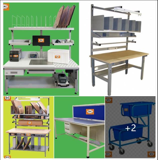 Inspection Work Table Warehouse Work Station Table Packing Table