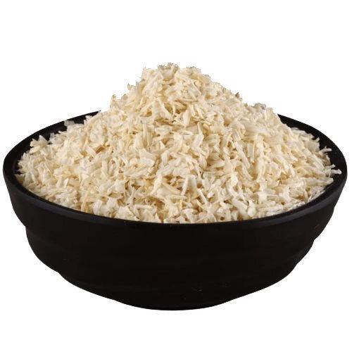 Organic Dehydrated White Onion Flakes Origin: India