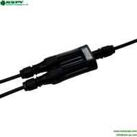 Solar Branch Fuse Connectors 2 To 1 PV Branch Connector With Inline Solar Fusible For Solar System Protection