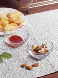Uniglass Chutney Glass Bowl Set 145ml Set of 6 Transparent