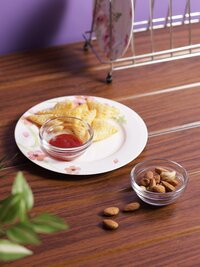 Uniglass Stackable Chutney Glass Bowls Set 75ml Set of 6 Transparent