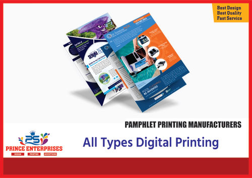 Pamphlet Printing Manufacturers By Prince Enterprises