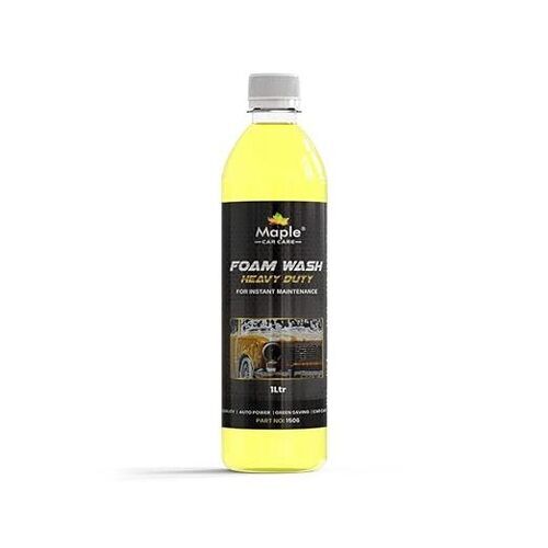 Maple Car Care Heavy Duty Foam Wash for Car Wash and Car Cleaning 1 Ltr Concentrate 1 ratio 10