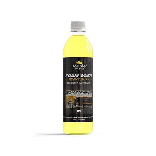 Maple Car Care Heavy Duty Foam Wash for Car Wash and Car Cleaning 1 Ltr Concentrate 1 ratio 10