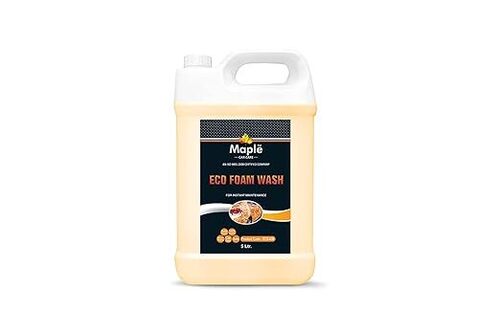 Maple Car Care Eco Foam Wash For Car Cleaning 5 Ltr (1 ratio 10) car wash shampoo removes dirt quickly and throughly