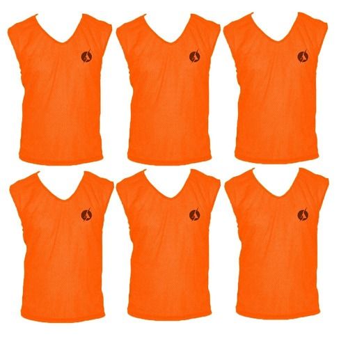 Sas Sports Training Bibs  (Set Of 6) Orange M