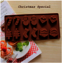 Christmas Special Shape Chocolate Moulds - High-quality Silicone, Flexible Design, Non-stick Surface | Ideal For Crafting Personalized Treats And Gifts