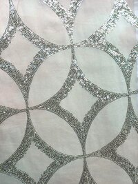 Dyeable Embroidery fabric with Sequins work